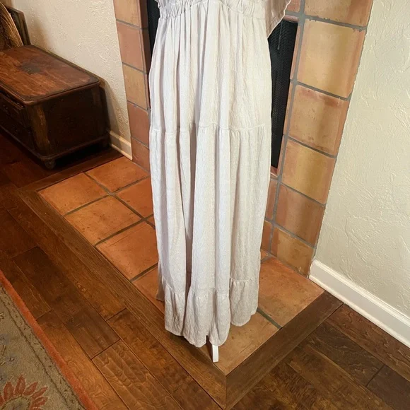 Free People Cream Maxi Dress - Picture 3 of 9